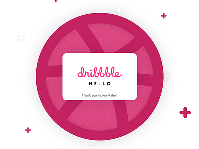 Hello Dribbble designer dribbble hello new