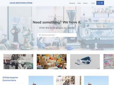 Louis Brothers Store Ecommerce Store