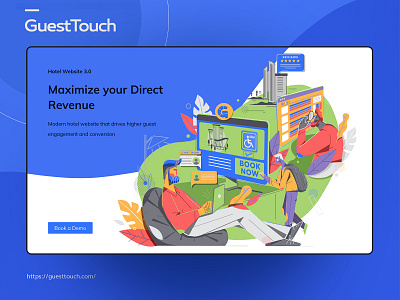 Guest touch website Illustrations- Design