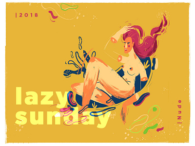 LAZY SUNDAY art direction graphics illustration