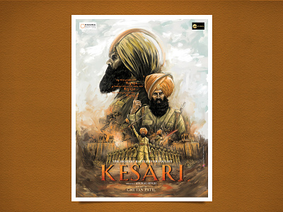 Kesari_movie fan poster art
