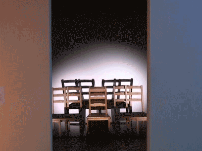 Empty Chair_Projection Mapping Installation after effects animation art design gif illusion installation motion motion graphics projection projection mapping visual design