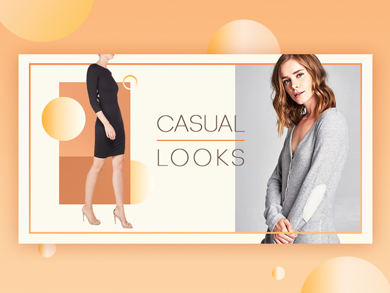 Fashion Banner Design 3 by Jin Zhang on Dribbble