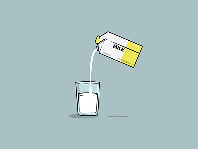 Milk 2d 2d art illustration line art milk milk carton vector white