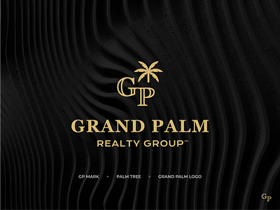 Grand Palm Realty Group brand branding case study design grandpalm graphic design logo logomark modern simple typography