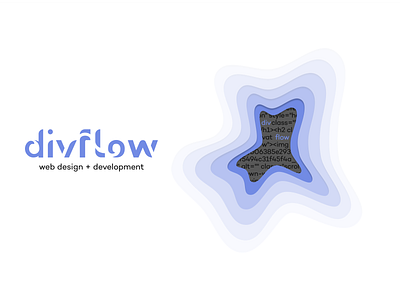 divflow brand branding code coding design illustration logo modern simple tech ui ux vector web web3 webdesign webdevelopment