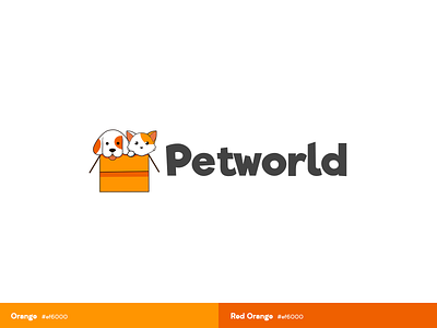 Petworld | Logo Redesign branding cat dog icon identity identity design illustration logo logodesign pet vector
