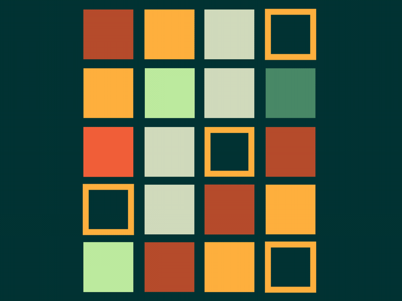 Disappearing Squares 2d after affects motion design smear vector