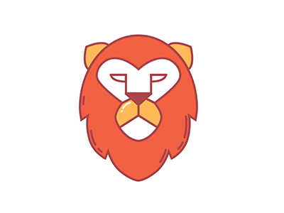 Sleepy Lion design lion liquid motion