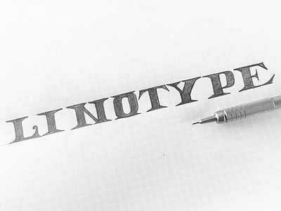 Linotype handlettering letters script type designer typo typography