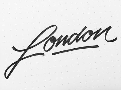 London handlettering lettering letters logo script type typography