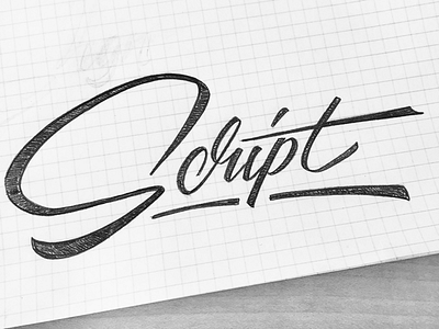 Script lettering letters script sign painter typo typography