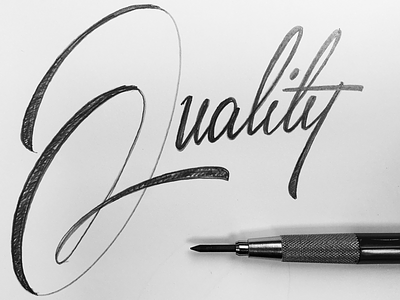 Quality handcraft handlettering lettering script sketch typo