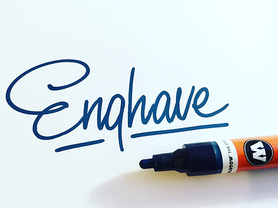 Enghave handlettering lettering script typography