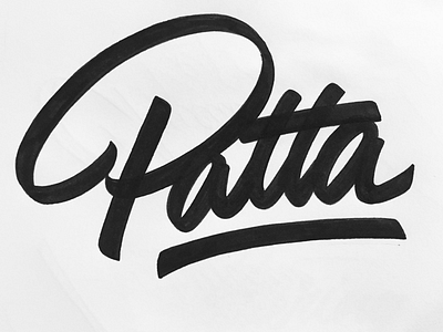 Patta craft handlettering lettering script type typography