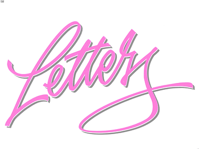 Letters hand made lettering letters logo script typo typography