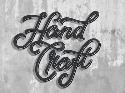 Hand craft hand lettering lettering script type typography