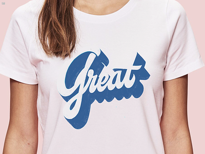 Great apparel design hand lettering lettering script type typography