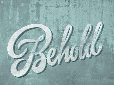 Behold craft design graphic design hand lettering lettering logo script typography
