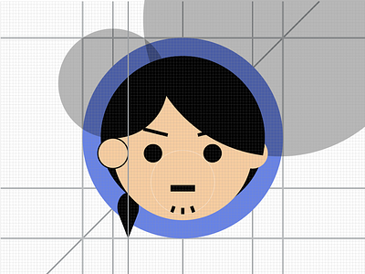 icon design/avatar of iconstall's member team avatar cartoon character cute design flat flat design head icon illustration logo man member ui vector