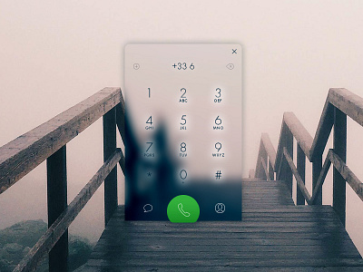 Dial Pad app desktop dial pad ui ux