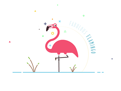 Fabulous Famingo fabulous flamingo flat