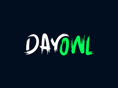 Day Owl - Typeography branding font logo typography wordmark