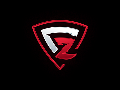 GameZilla Media branding free throw game godzilla gz logo podcast rebrand red video game