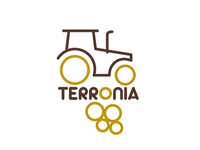 Terronia event grape land logo table grape tractor