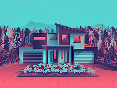 Home home illustration