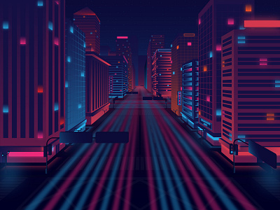 Downtown downtown illustration