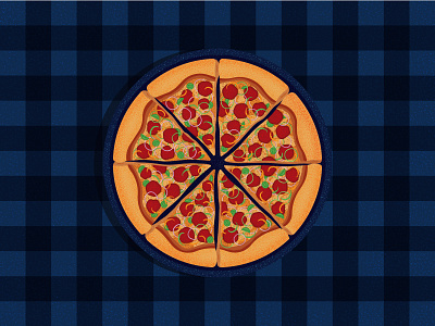 Pizza illustration pizza