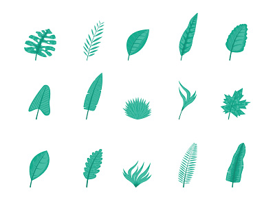 Leaf icon icon set leaf