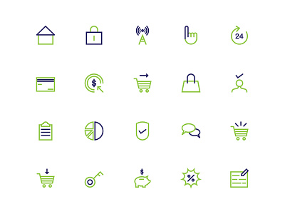 E-commerce e commerce icon icon set