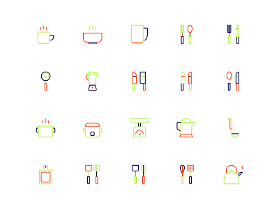 Kitchen icon icon set kitchen