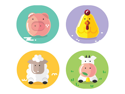 Farm Animals Illustration