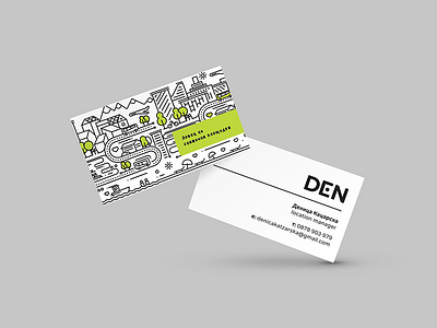 Den Business Cards business card design print