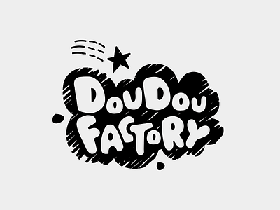 Doudou Factory Logo kids clothes accessories kids logo logo design