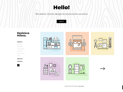 Website Design - Home Page adobeportfolio ui webdesign
