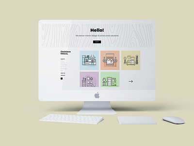 Home page - Interior Designer Portfolio adobeportfolio homepage ui webdesign