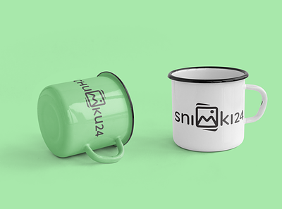 snimki24 Logo Design cyrillic logotype logo design mugs branding snimki24