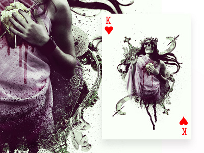 King of Hearts | Photo Manipulation dark photo manipulation photoshop