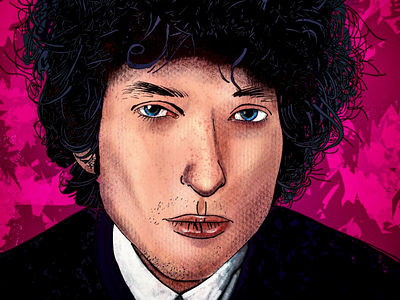 Hall of Heroes: Bob Dylan art bobdylan design draw illustration painting portrait