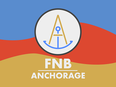First National Bank of Anchorage 100dayproject adobe adobe illustrator anchor anchorage bank banking branding design illustration illustrator logo typography