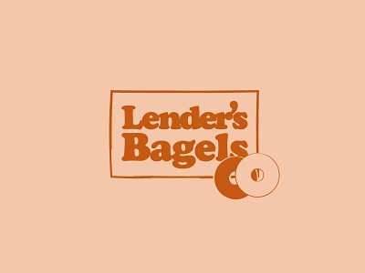 Lender's Bagels 100dayproject adobe adobe illustrator branding design icon illustration illustrator logo typography vector