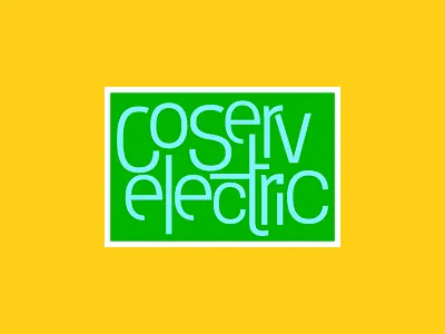 CoServ Electric 100dayproject adobe adobe illustrator branding design icon illustration illustrator logo typography