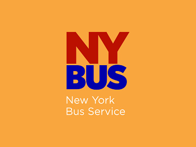 New York Bus Service 100dayproject adobe adobe illustrator branding design icon illustration illustrator logo navigation typography