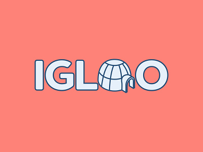 Igloo 100dayproject adobe adobe illustrator branding cold design icon igloo illustration illustrator logo typography winter