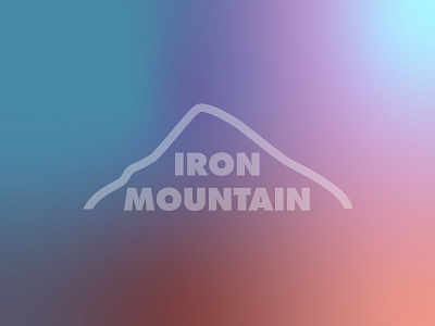Iron Mountain 100dayproject adobe adobe illustrator branding design icon illustration illustrator information information technology iron logo mountain storage technology typography