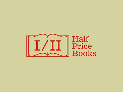 Half Price Books 100dayproject adobe adobe illustrator books bookstore branding design icon illustration illustrator logo typography vector